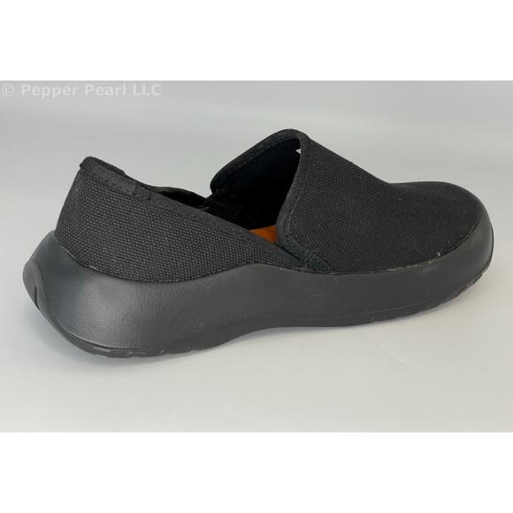 Black Canvas Men's Size 13 Unisex Espadrille Mule Slip On Comfort Shoe - Picture 4 of 7